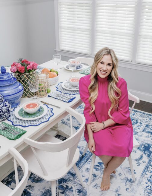 Spring summer tablescape featured by Walking in Memphis in High Heels.