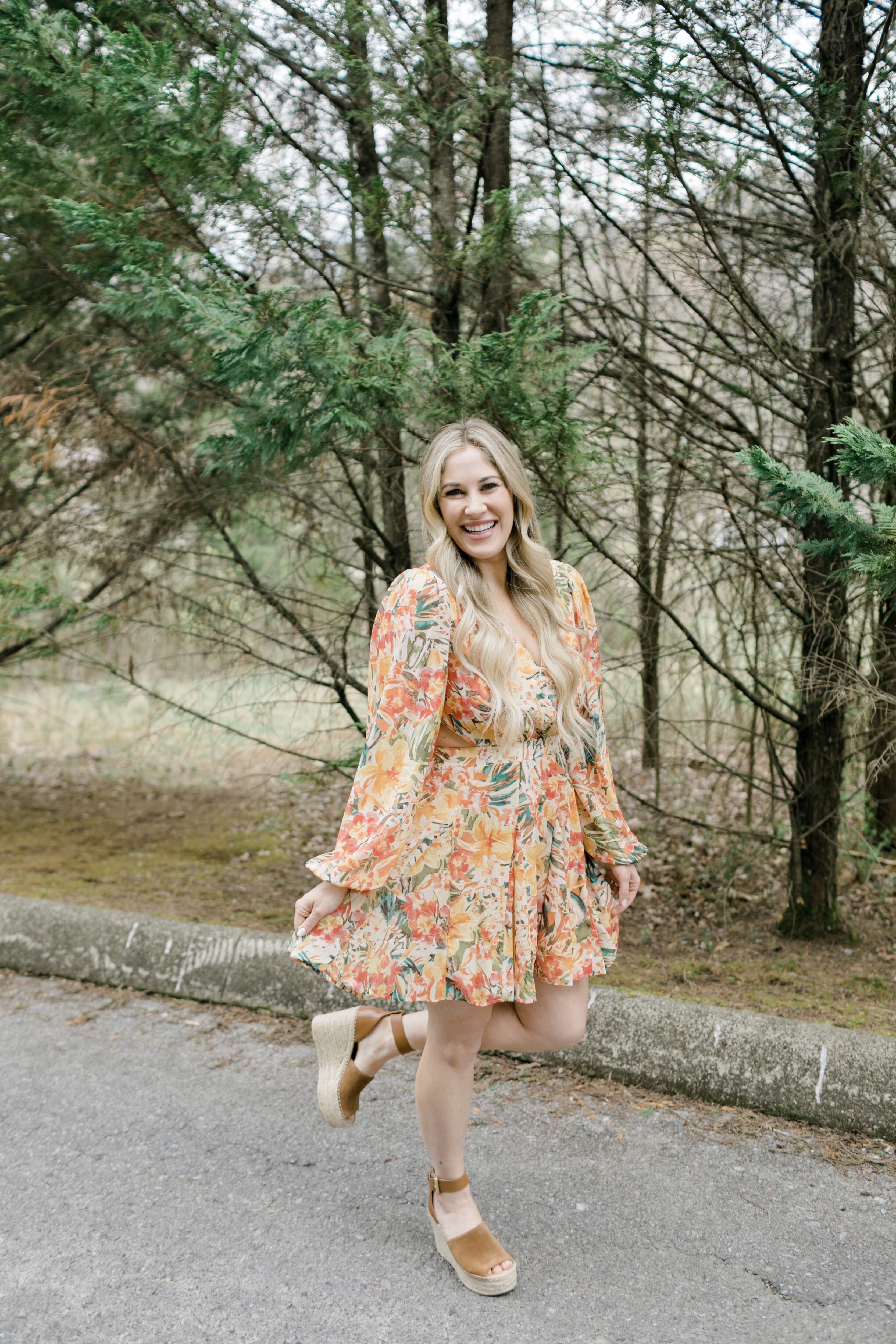 fun prints dress: floral dress for spring and summer