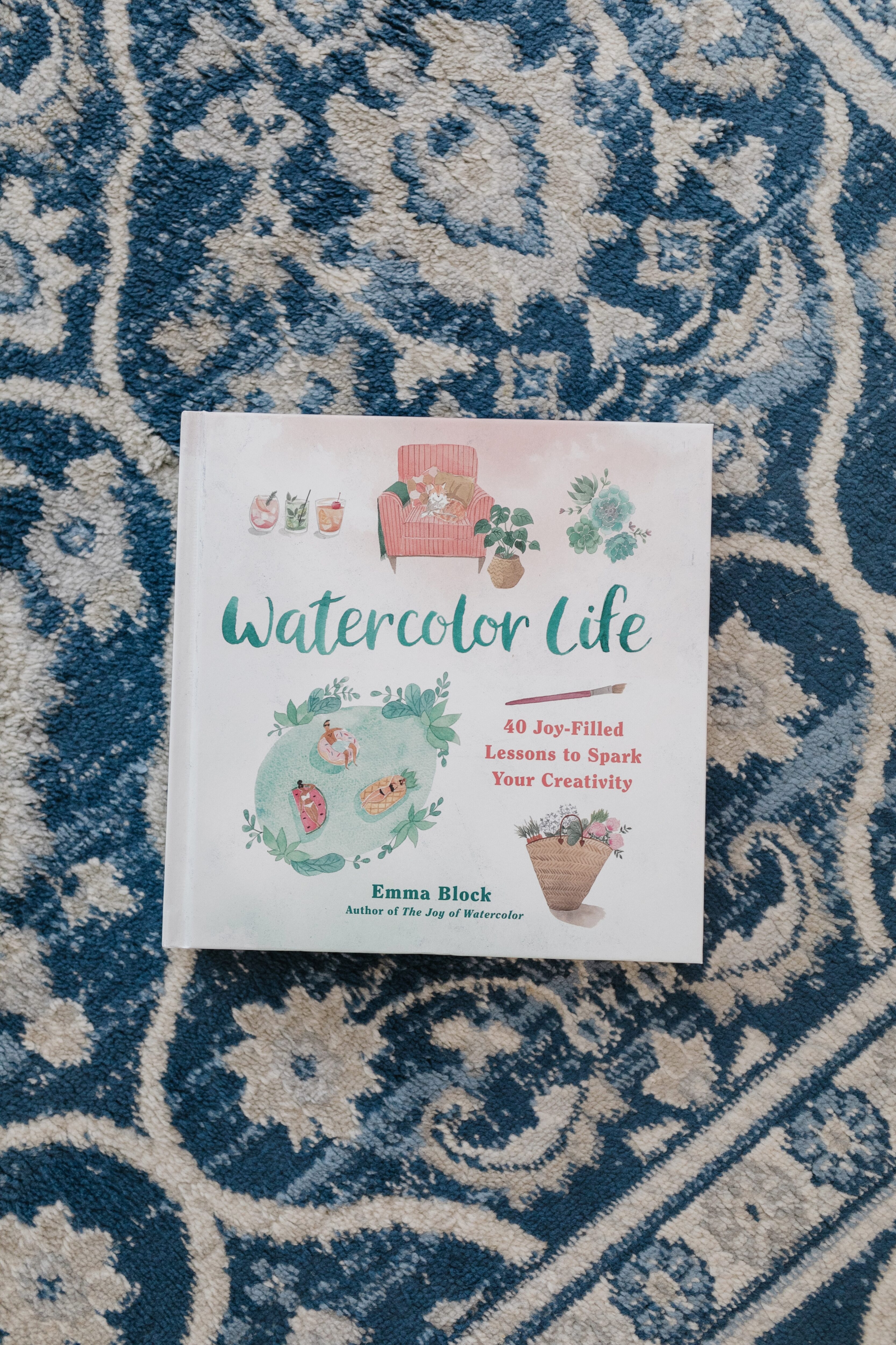 Mother's Day gift: watercolor book