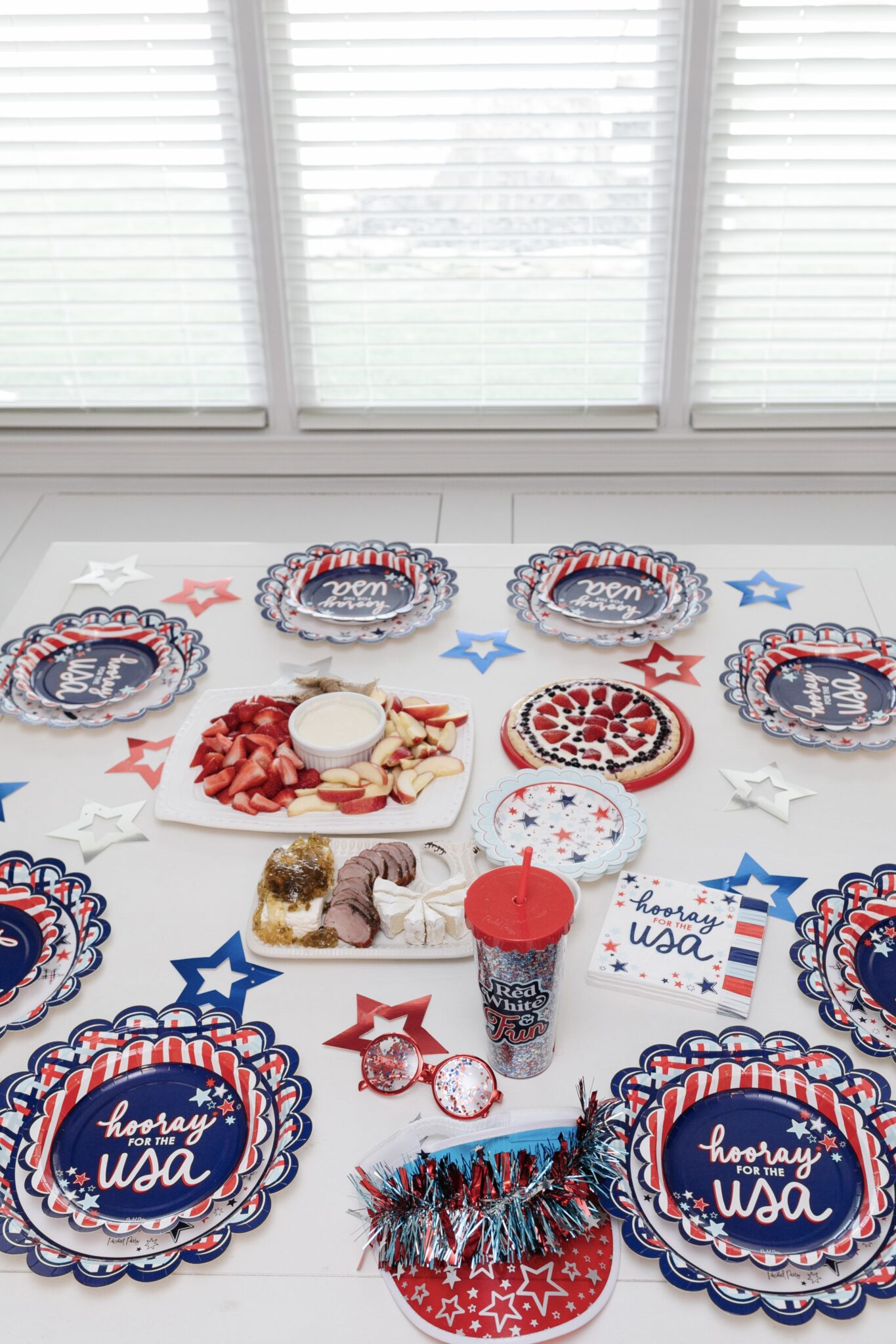 4th of july tablescape