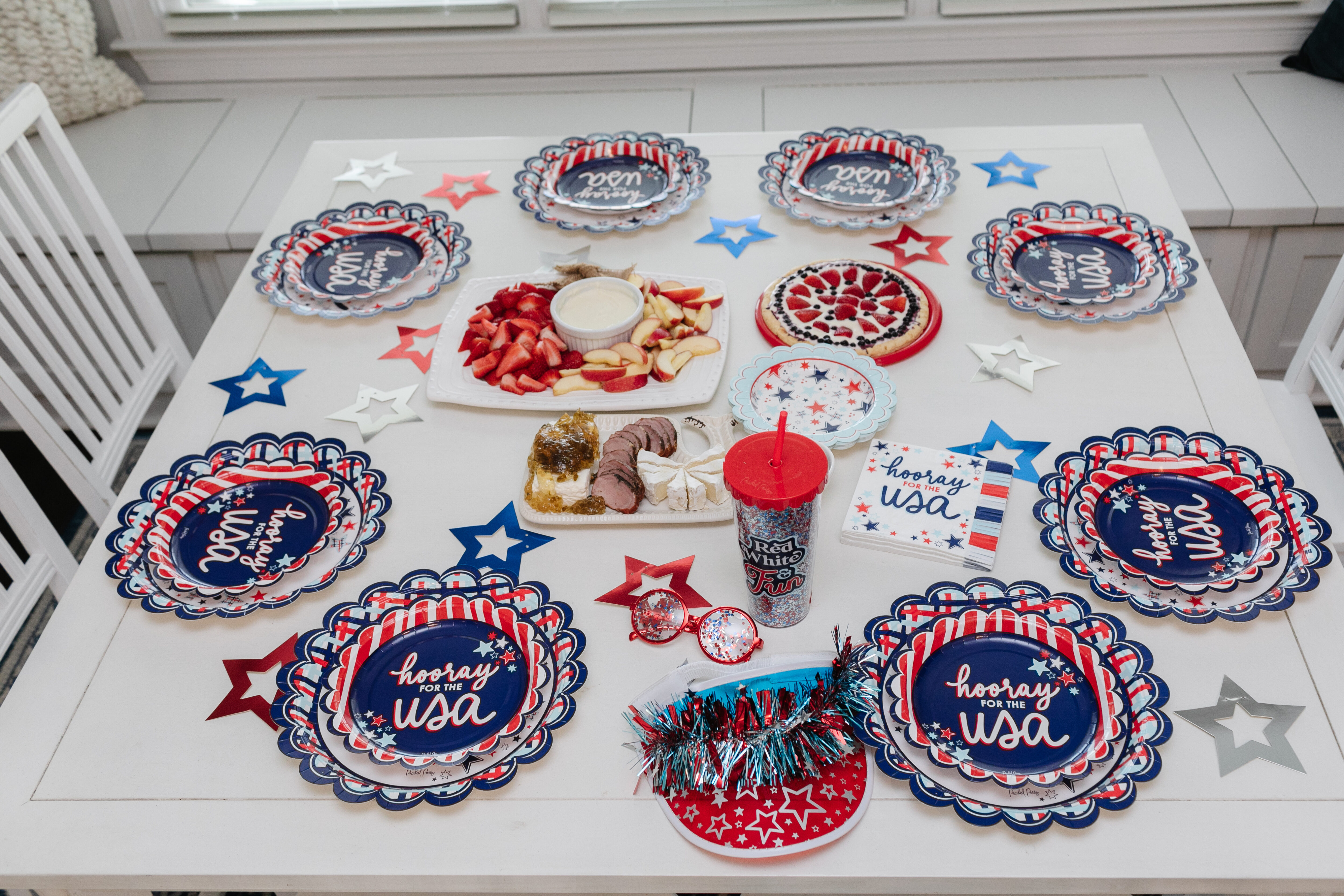 4th of july tablescape