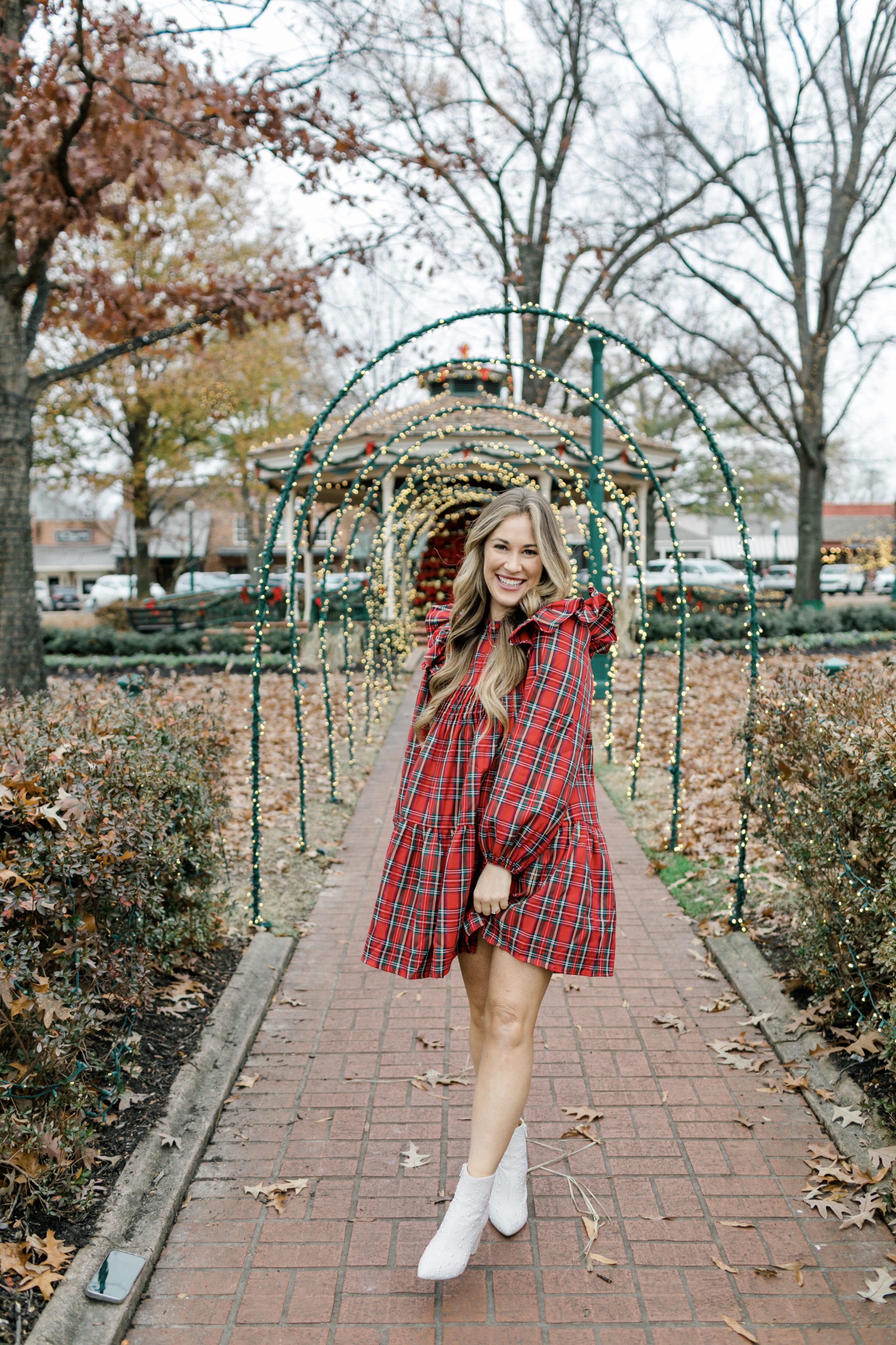 outfit with statement booties