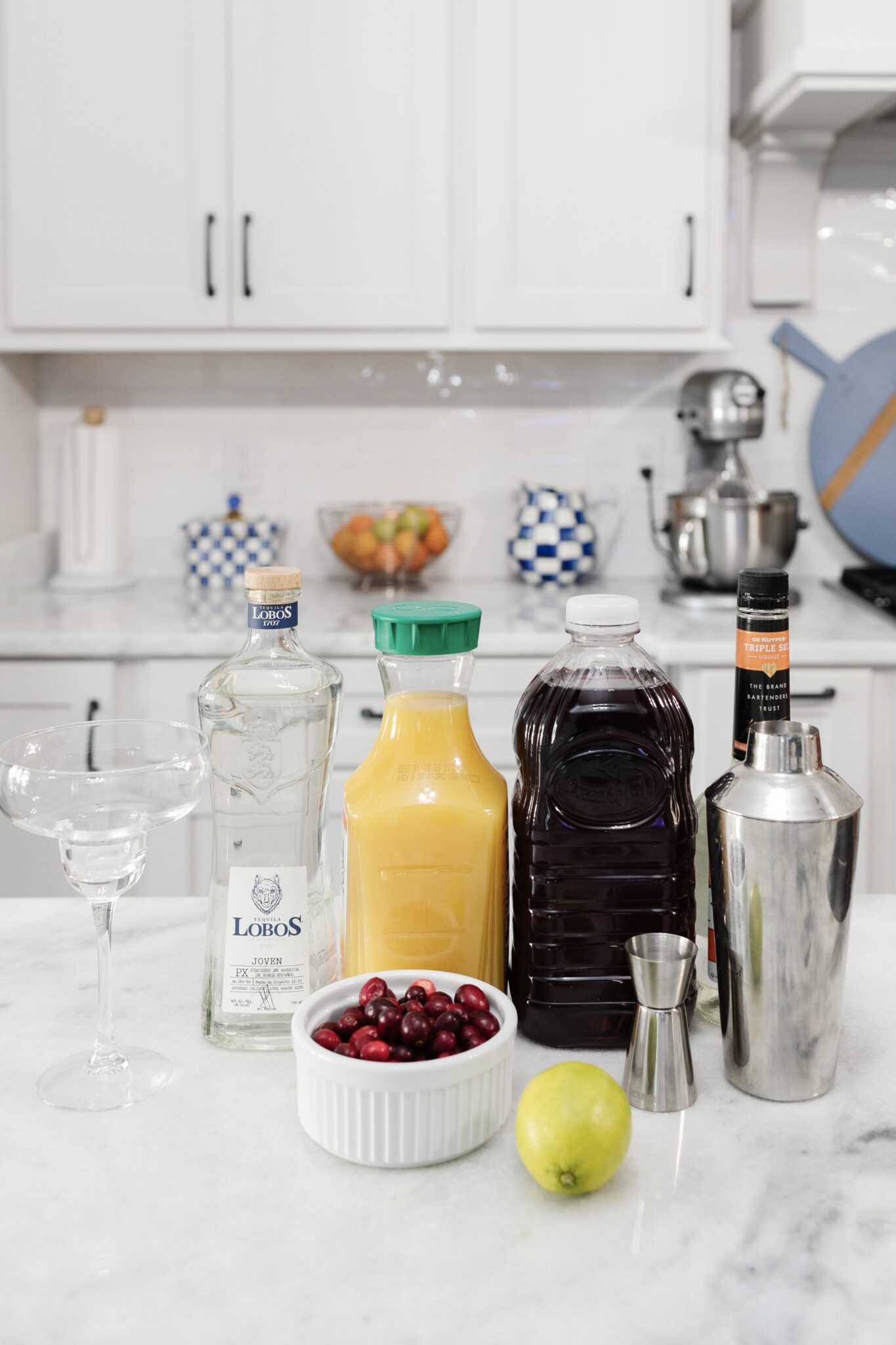 cranberry pomegranate margarita