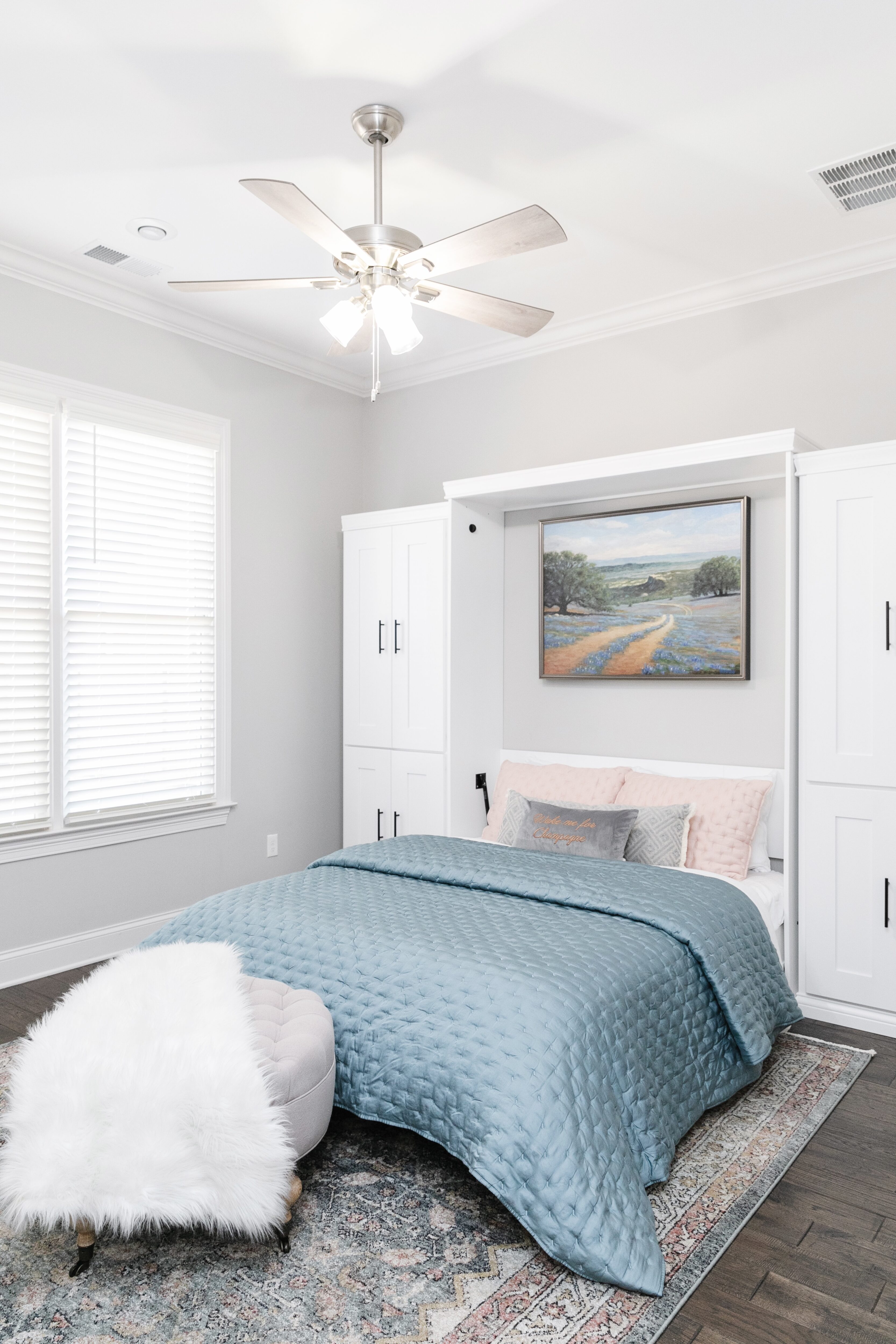 guest bedroom with murphy bed