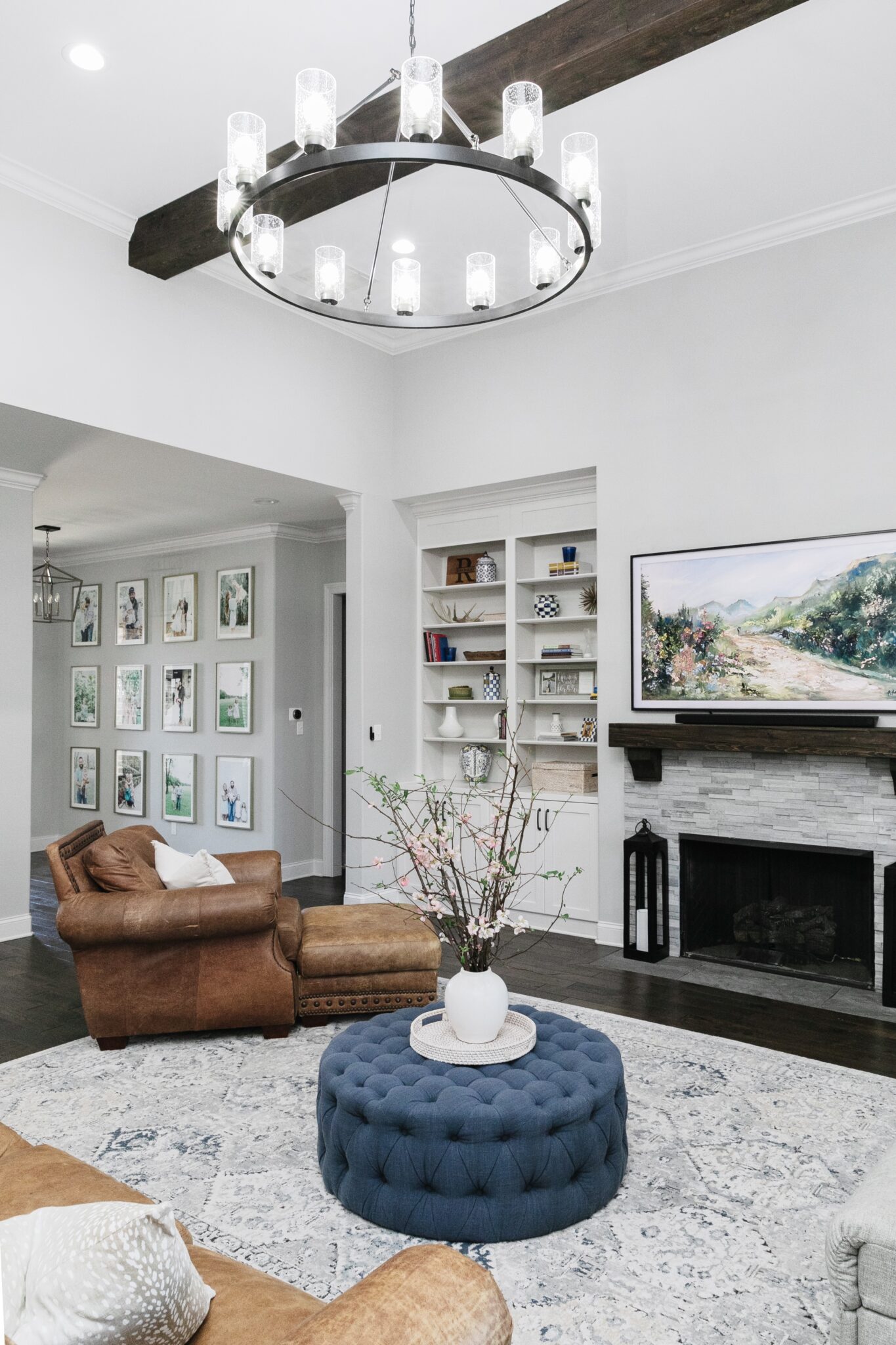 living room chandelier