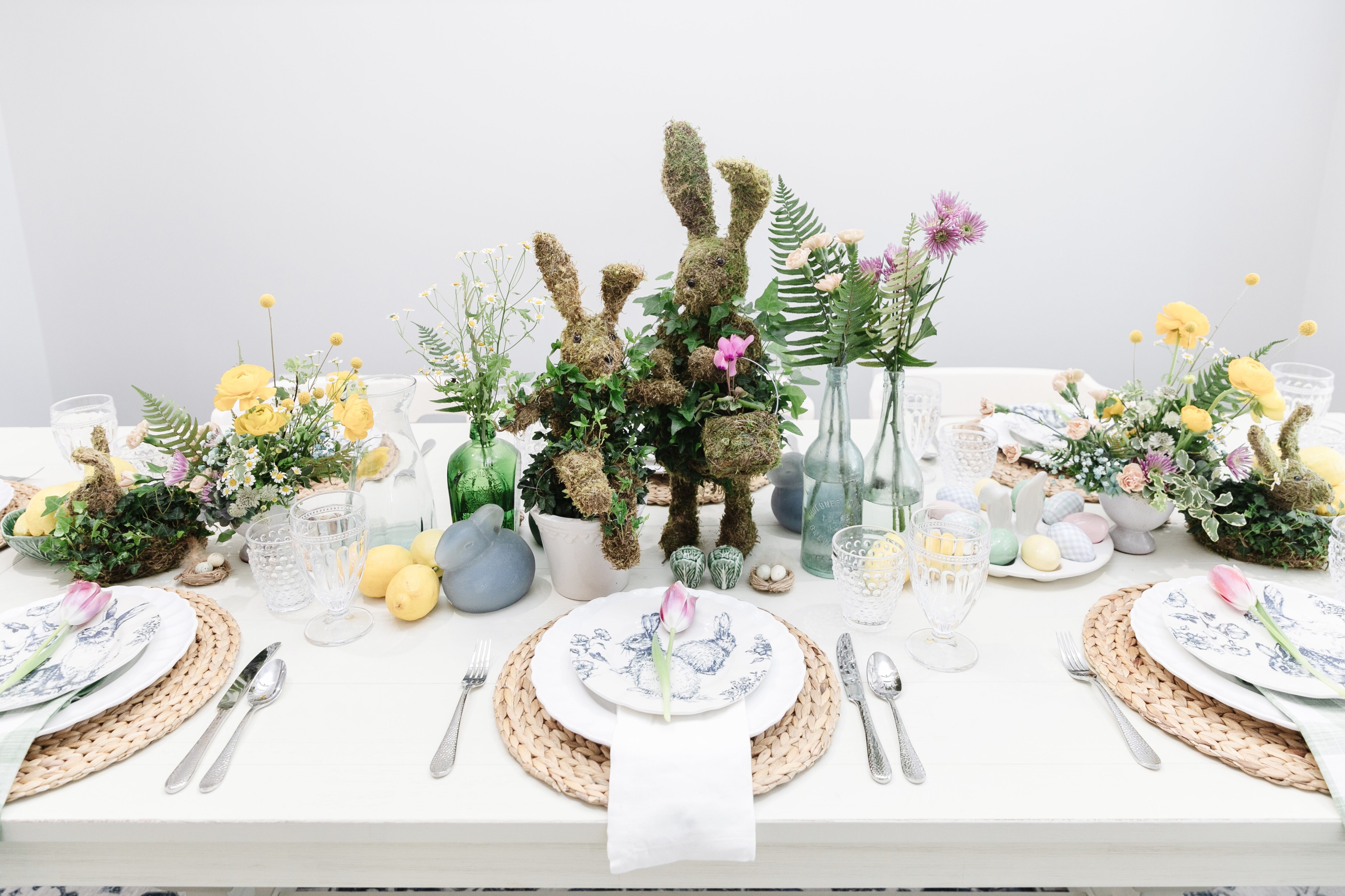 spring tablescape