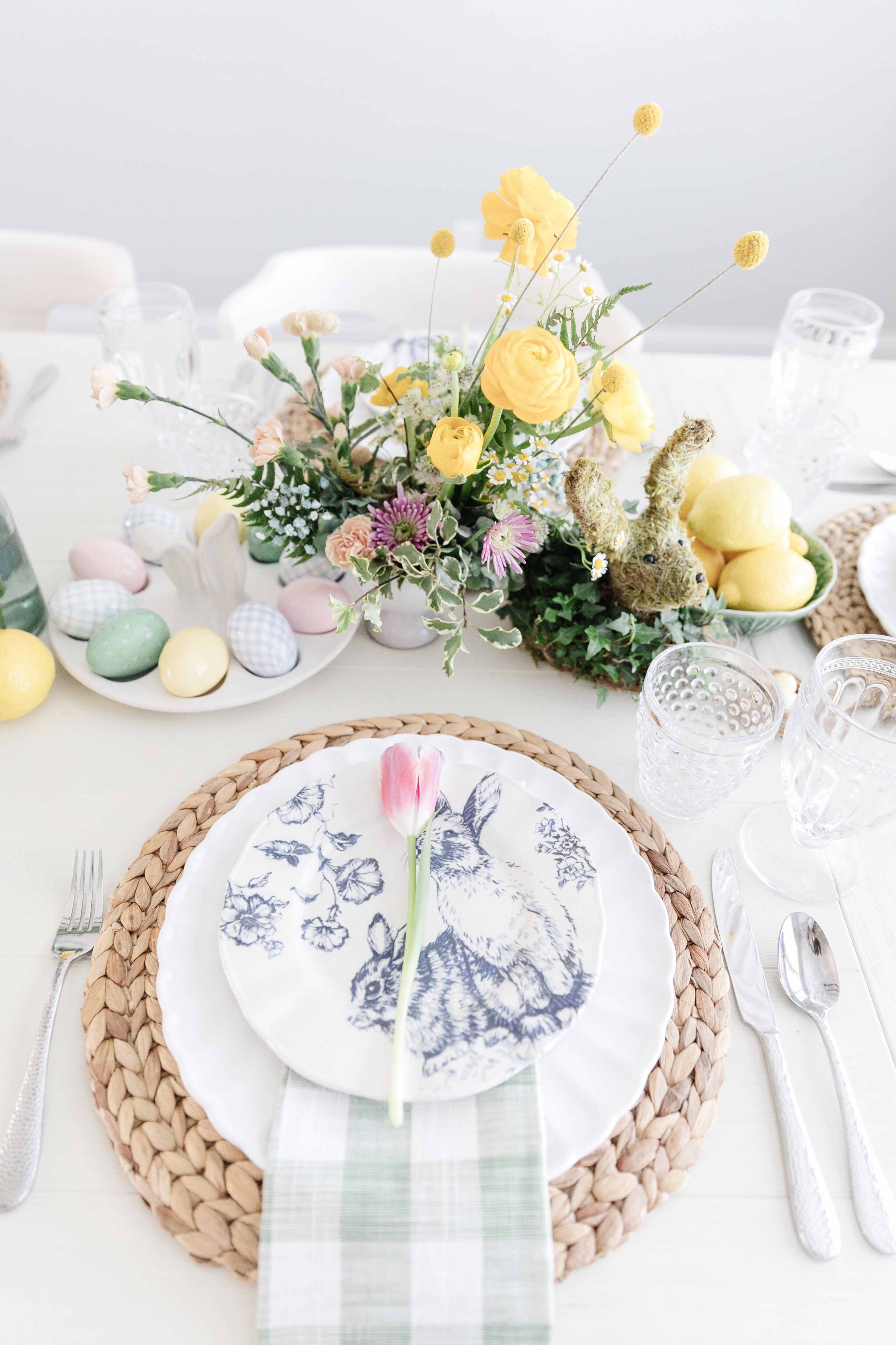 spring tablescape