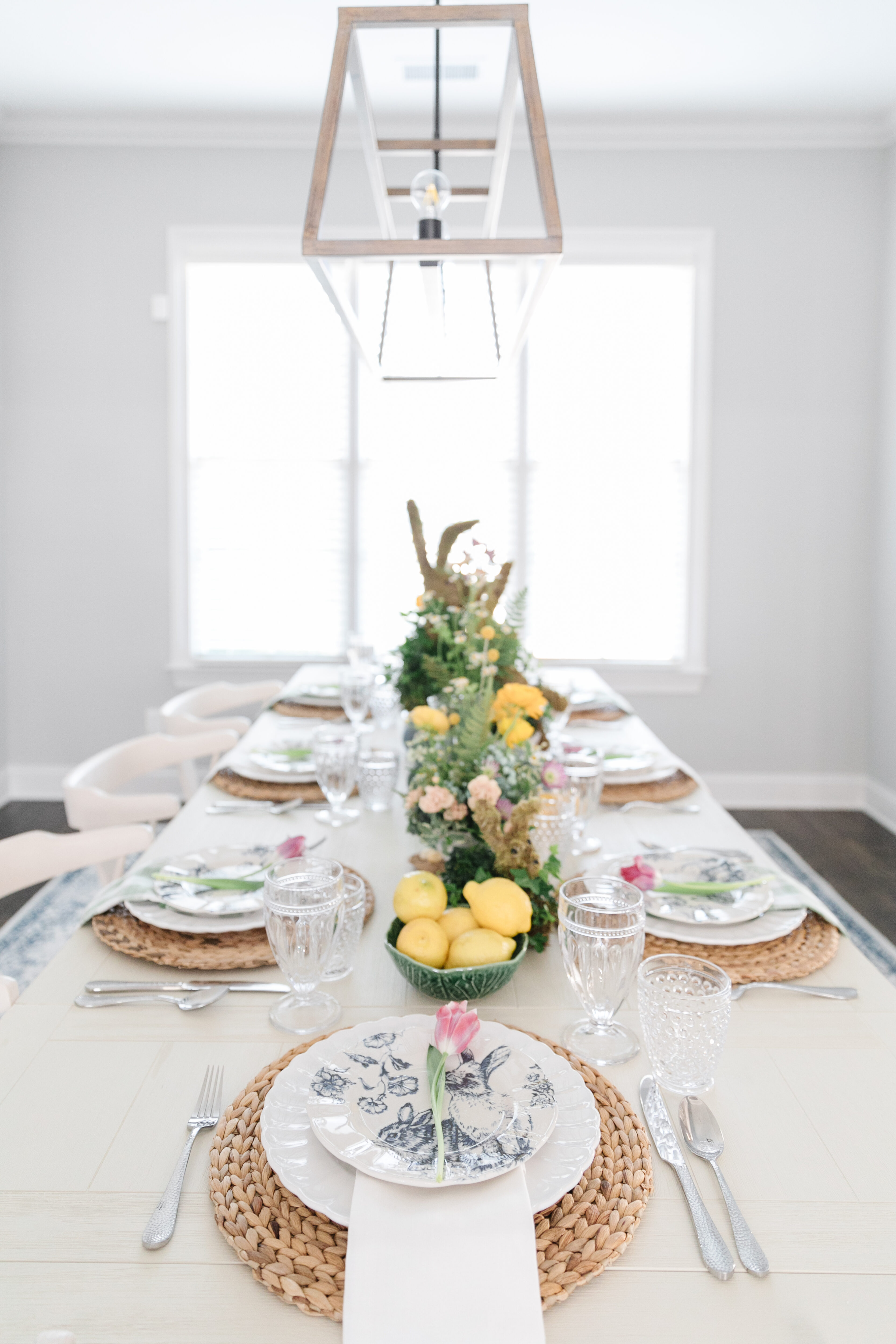 spring tablescape