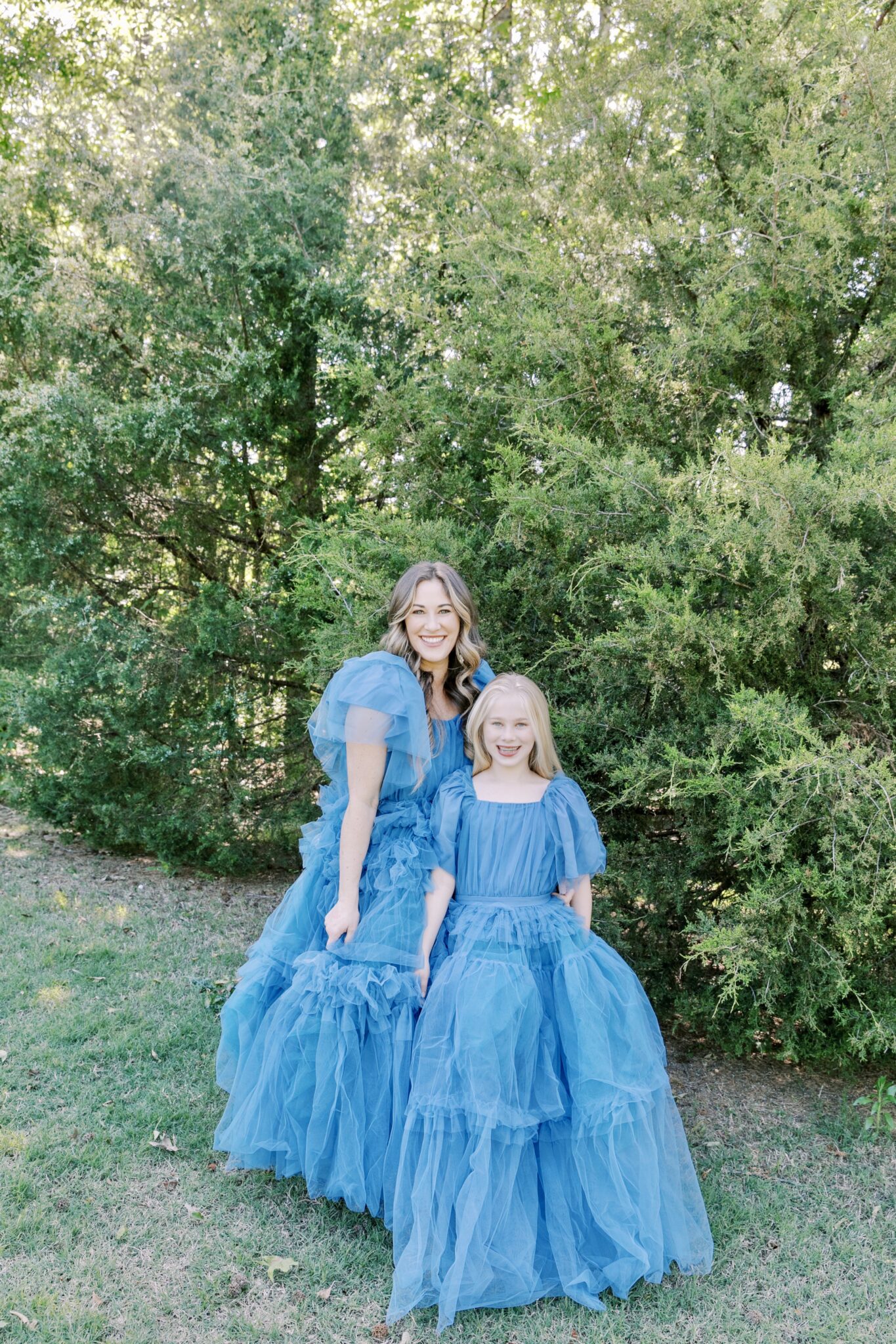 mom and me tulle dresses