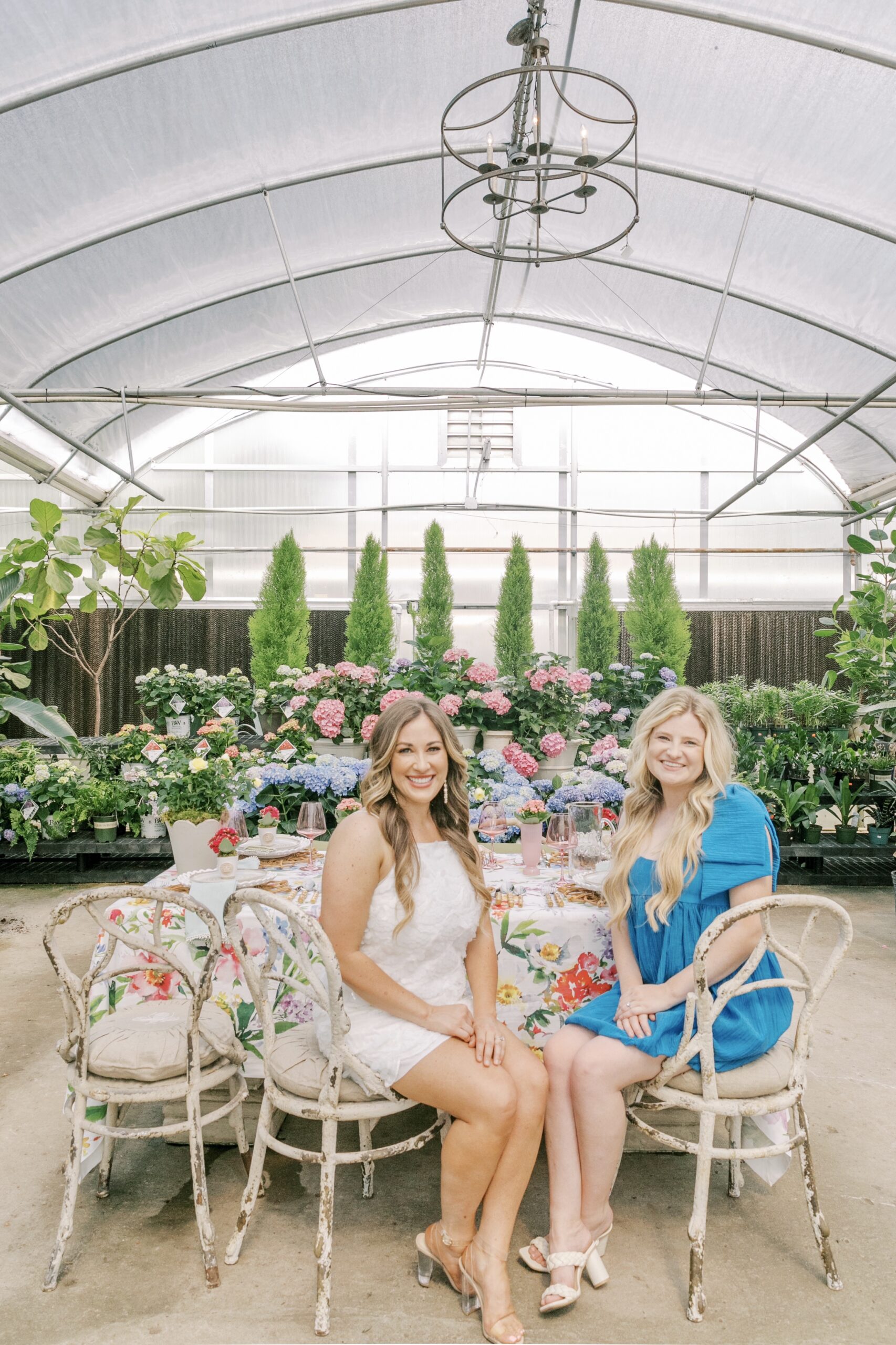 bridal shower tablescape