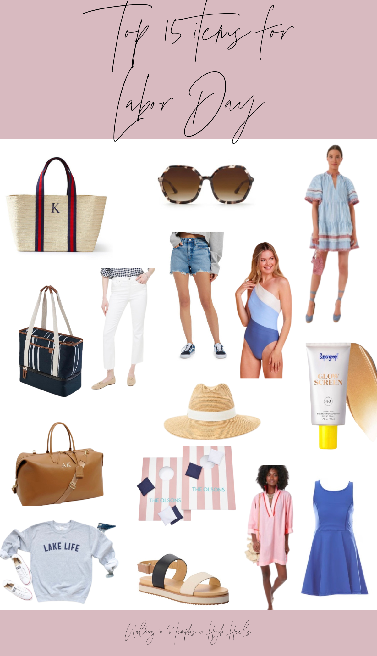 labor day weekend packing list