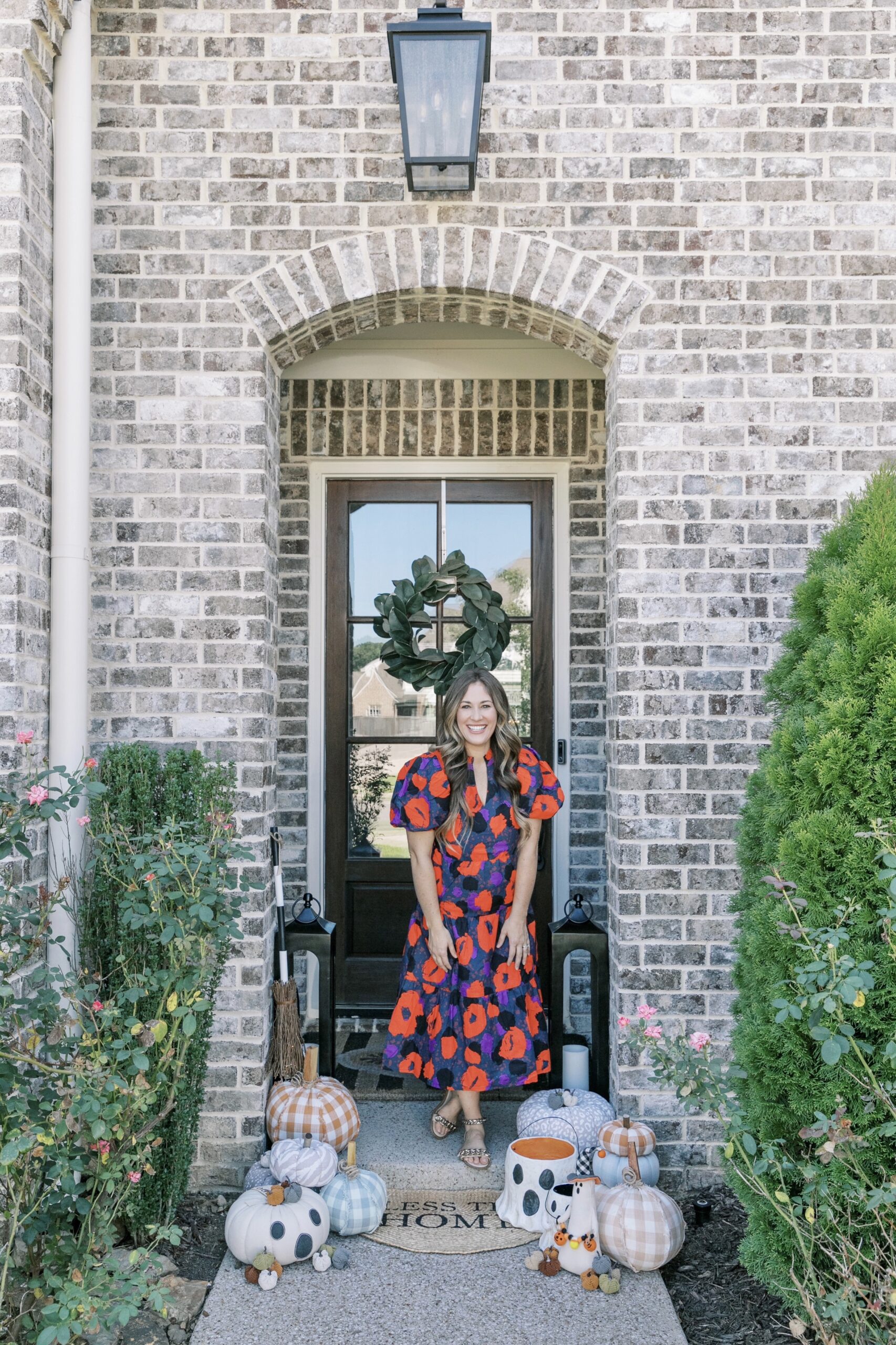 fall front porch decor