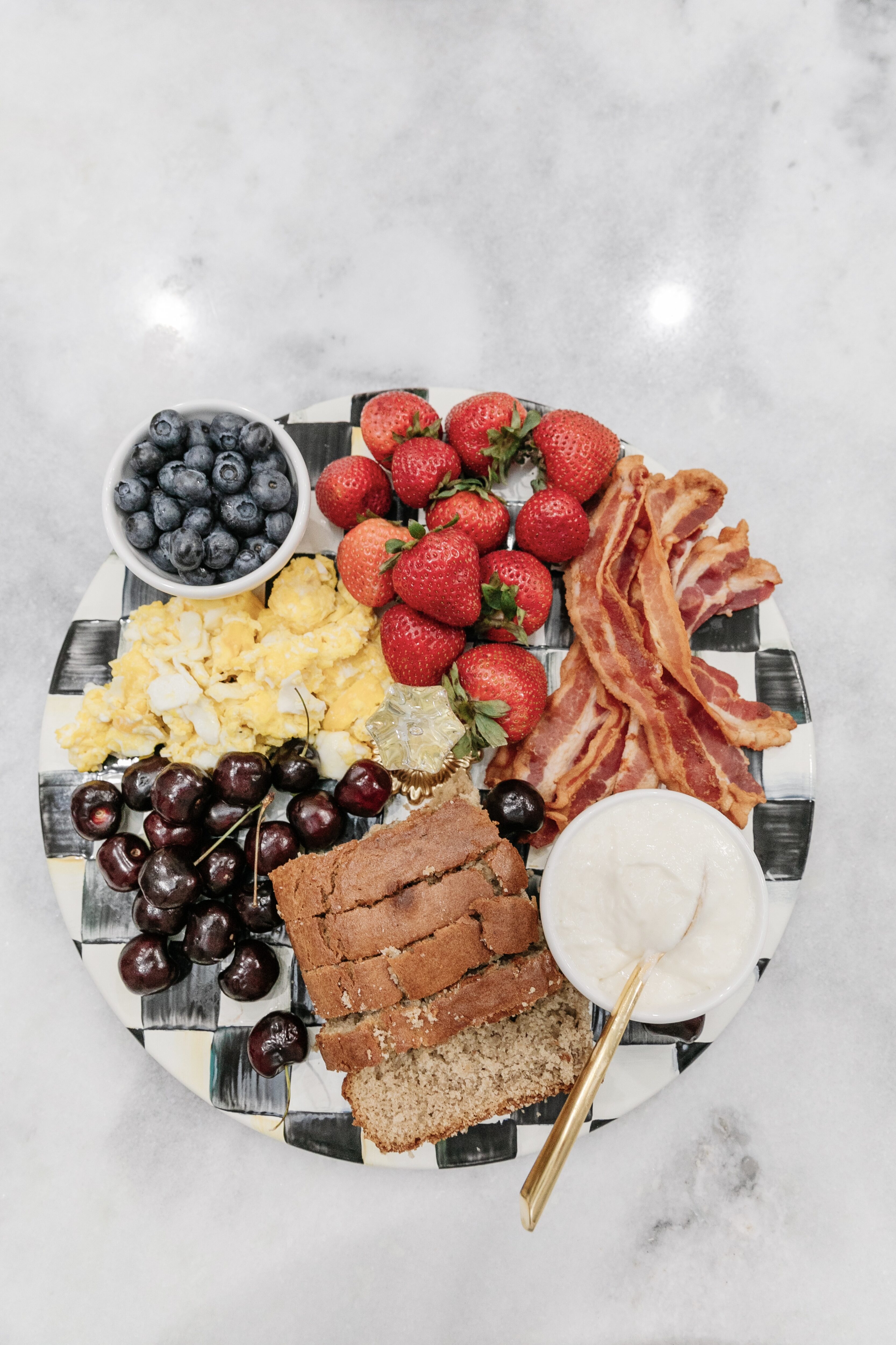 back to school breakfast board