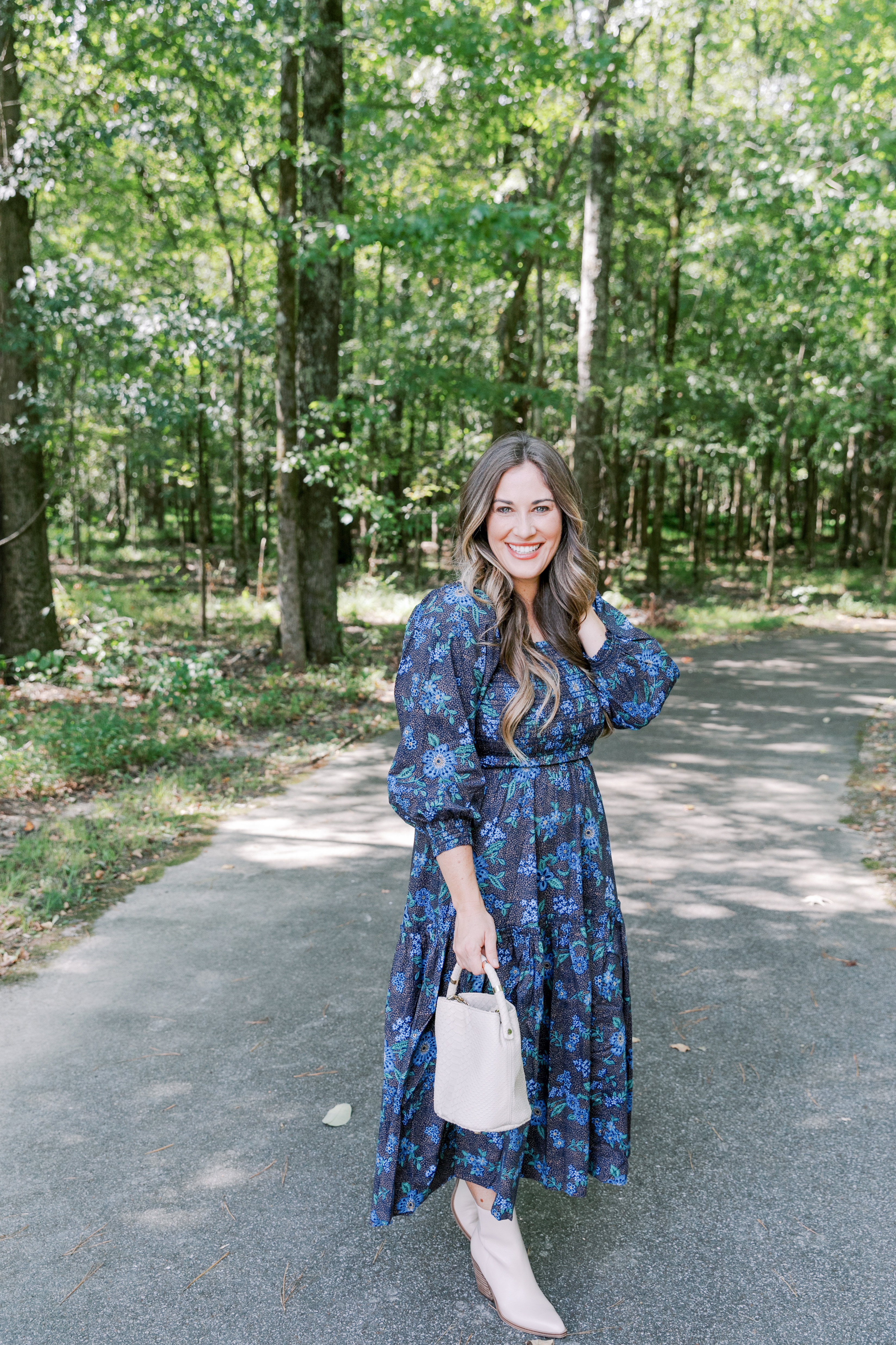 Floral Dress and Moto Jacket & Confident Twosday Linkup - I do