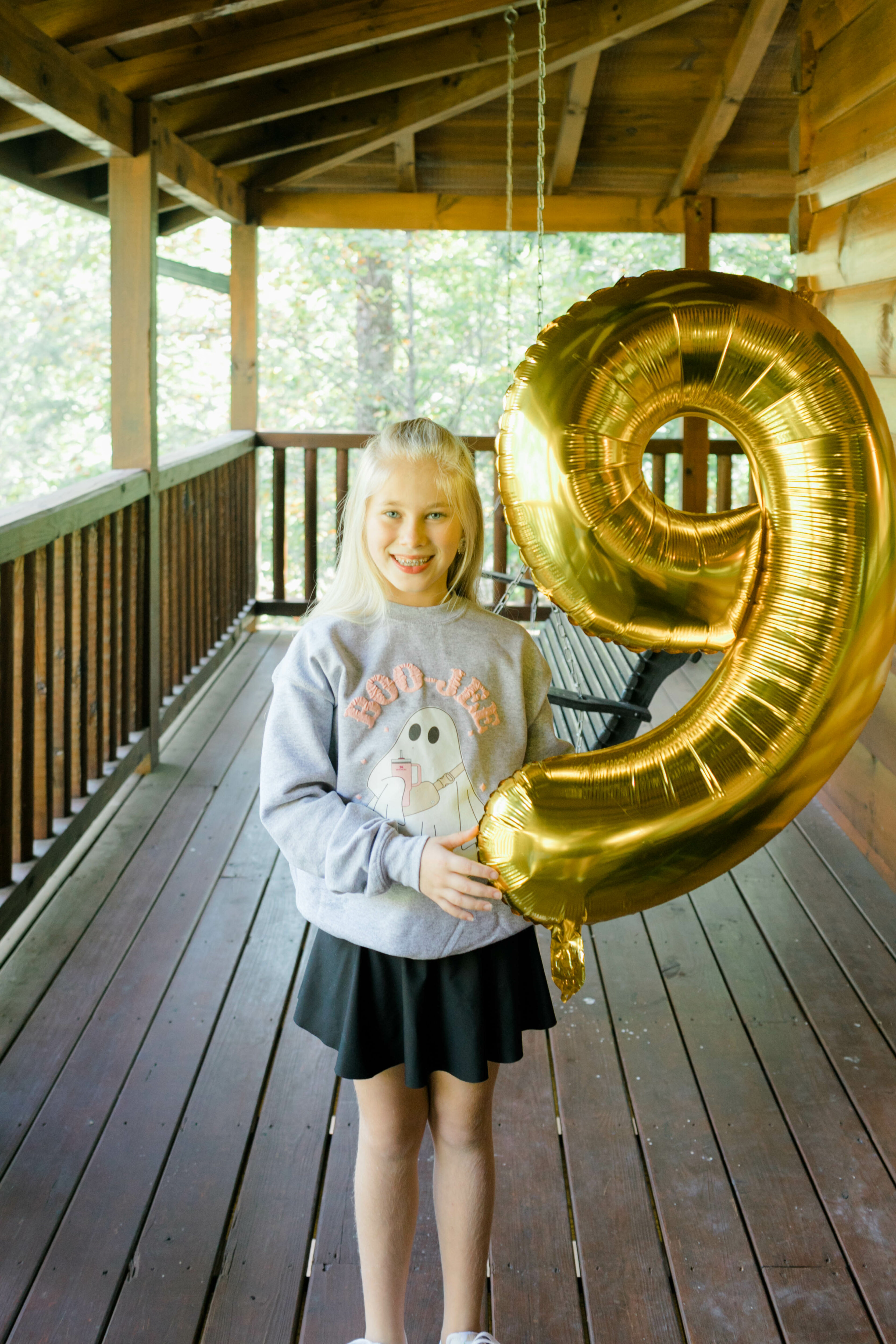 9th birthday party at cabin
