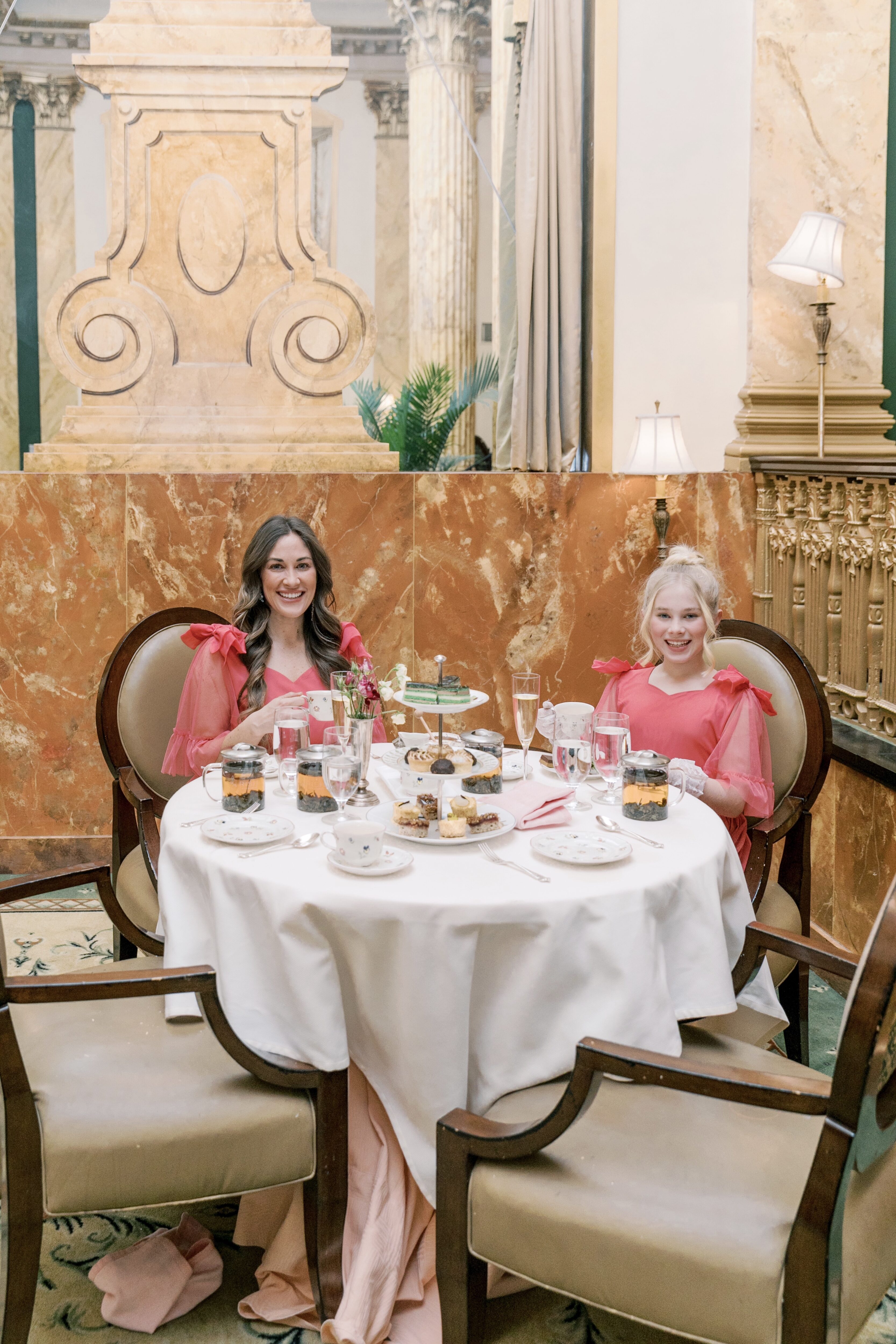 southern tea party at the peabody hotel