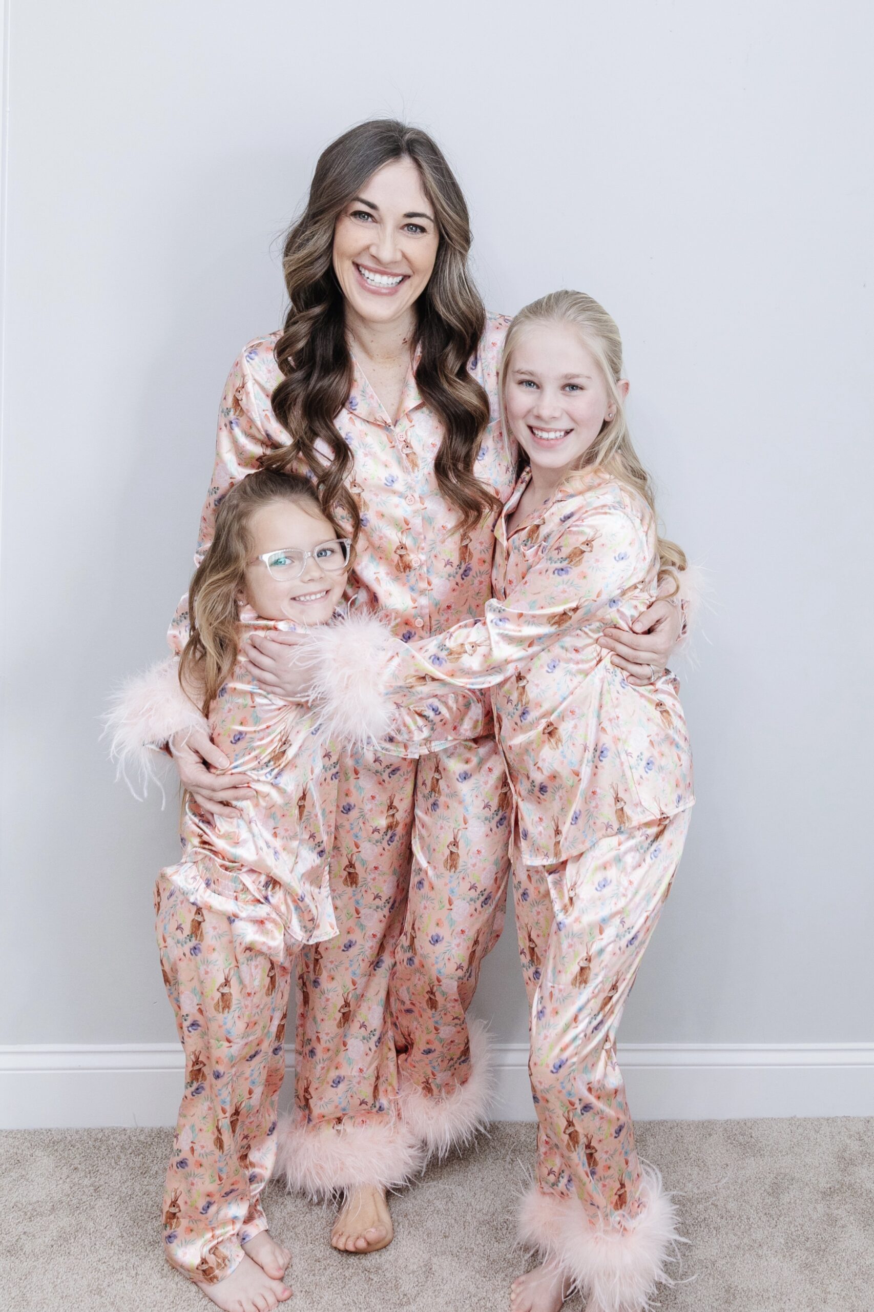 matching easter pajamas, celebrate easter with kids