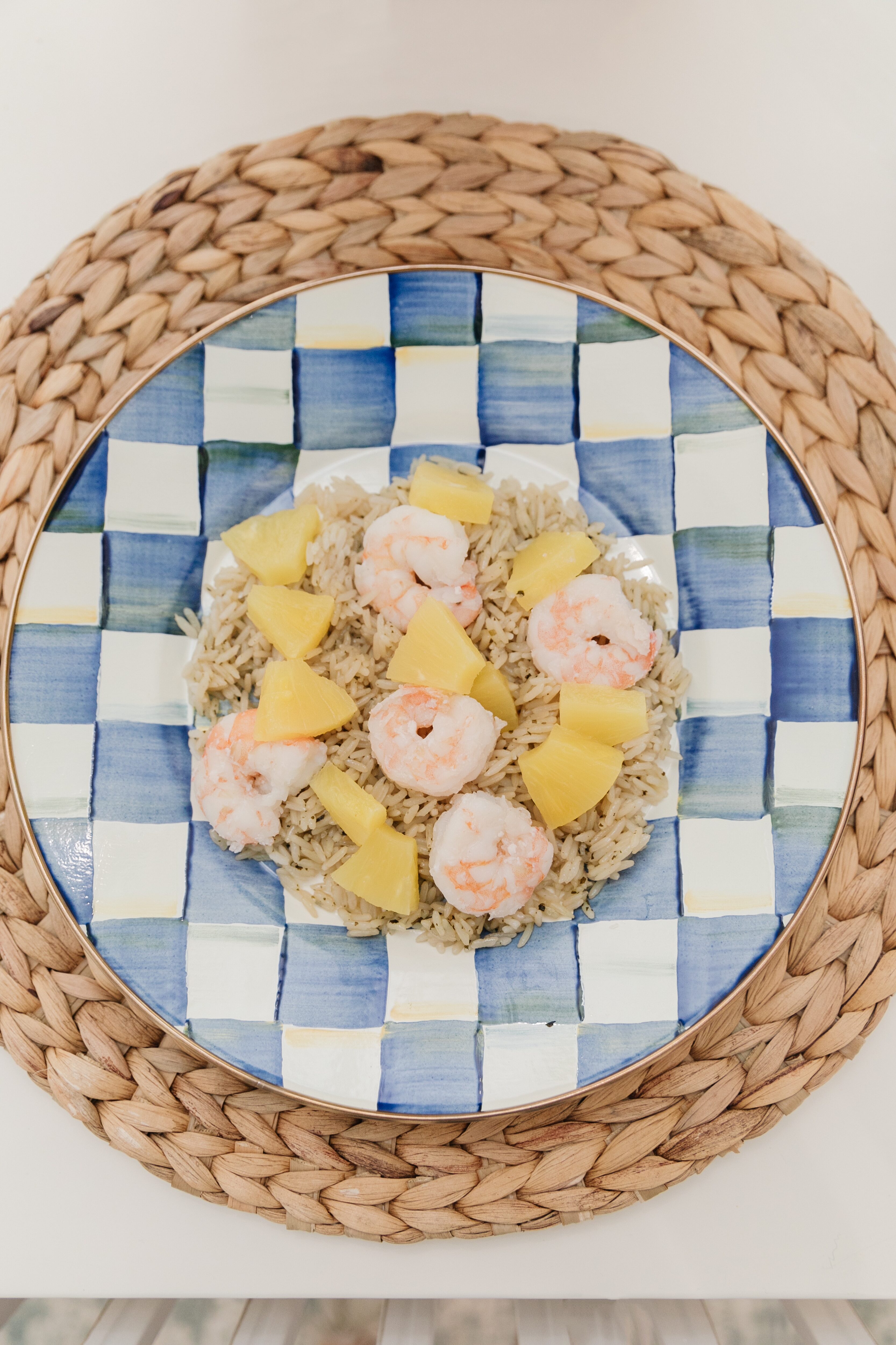 Pineapple Shrimp Cilantro Lime Rice recipe 